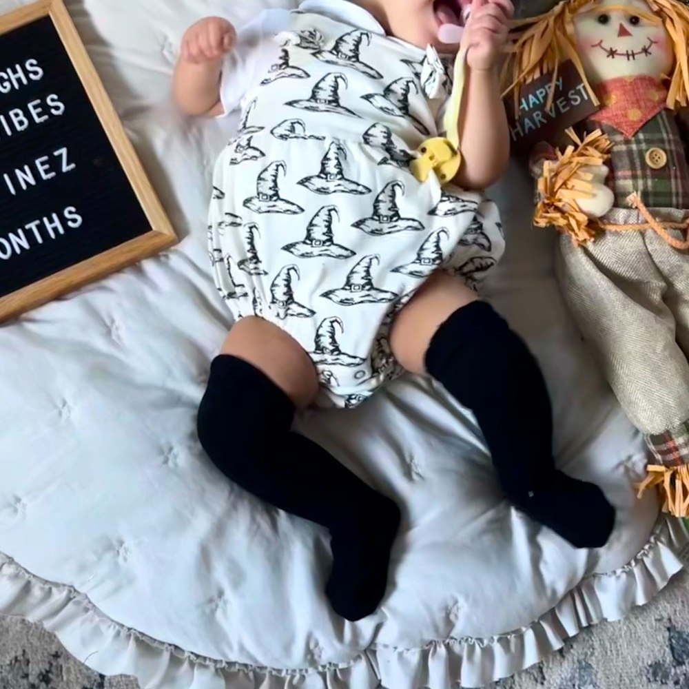 Kate Quinn Witch/Wizard Hat Unisex Bubble Romper
